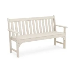 POLYWOOD Vineyard 60" Garden Bench -HomeNest Store Vineyard 60 Inch Garden Bench GNB60SA Sand