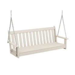 POLYWOOD Vineyard 60" Porch Swing -HomeNest Store Vineyard 60 Inch Porch Swing GNS60SA Sand