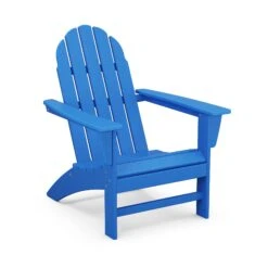 POLYWOOD Vineyard Adirondack Chair -HomeNest Store Vineyard Adirondack Chair AD400PB Pacific Blue