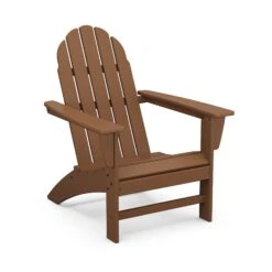 POLYWOOD Vineyard Adirondack Chair -HomeNest Store Vineyard Adirondack Chair AD400TE Teak