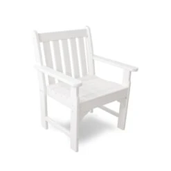 POLYWOOD Vineyard Arm Chair -HomeNest Store Vineyard Arm Chair GNB24WH White