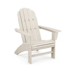 POLYWOOD Vineyard Curveback Adirondack Chair -HomeNest Store Vineyard Curveback Adirondack Chair AD600SA Sand