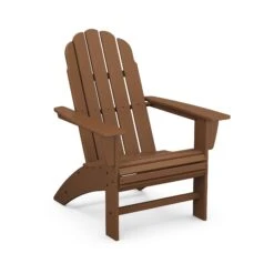 POLYWOOD Vineyard Curveback Adirondack Chair -HomeNest Store Vineyard Curveback Adirondack Chair AD600TE Teak