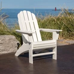 POLYWOOD Vineyard Curveback Adirondack Chair -HomeNest Store Vineyard Curveback Adirondack Chair Life 3
