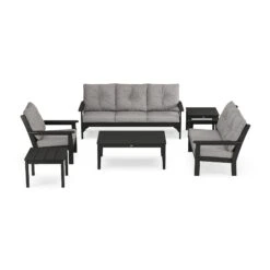 POLYWOOD Vineyard 6-Piece Deep Seating Set