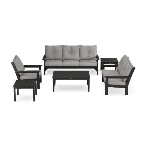 POLYWOOD Vineyard 6-Piece Deep Seating Set
